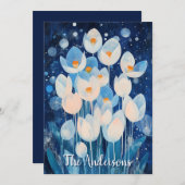 冬の花 シーズンカード (正面/裏面)