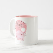 冬の花 ツートーンマグカップ (正面左)