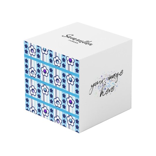 冬の花 フォトキューブ (正面アングル)