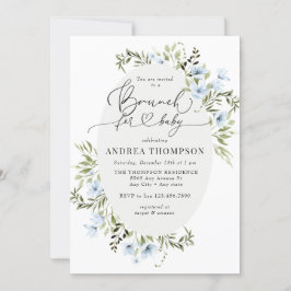 冬の花 | ベイビーブランチ 招待状