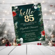 冬の花 ポインセチア グリーン 85歳の誕生日