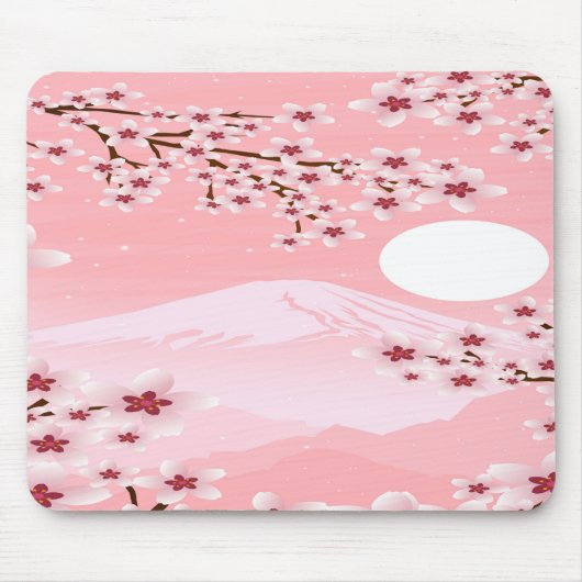 冬の花 マウスパッド (正面)