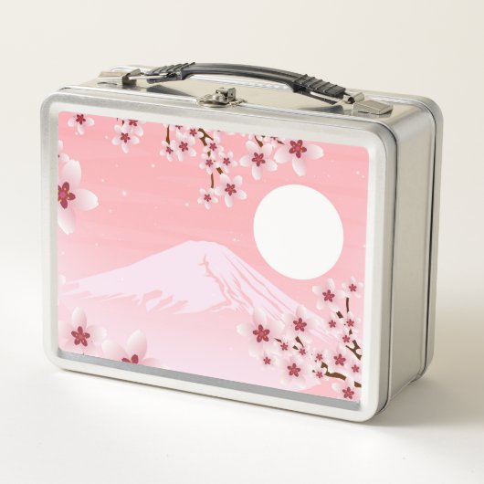 冬の花 メタルランチボックス (正面)