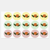冬の花 ラベル (シート)