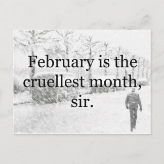 冬の荒野 ポストカード