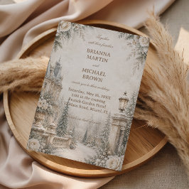 冬の華麗なる邸宅 招待状