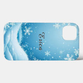 冬の葉が囲むシーン Case-Mate iPhoneケース (裏面 (横))