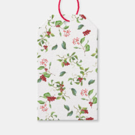 冬の葉と果実の休日 ギフトタグ