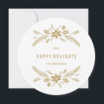 冬の葉のゴールド シーズンカード<br><div class="desc">すべての写真はサンプルとしてのみ表示され、転売はできません。この製品は、サンプル写真がお客様の画像に置き換えられた場合にのみ購入することを目的としています。</div>