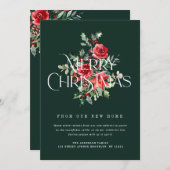 冬の葉の文字移動アナウンスカード シーズンカード (正面/裏面)