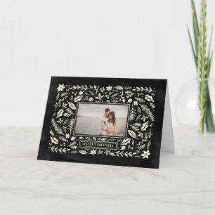 冬の葉の黒板 シーズンカード