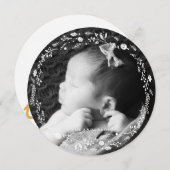 冬の葉クリスマスホリデーカード シーズンカード (正面/裏面)