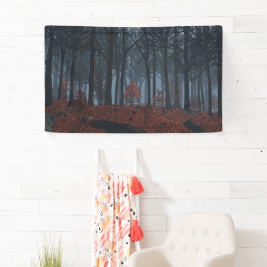 冬の葉バナー 横断幕 (インサイチュ)