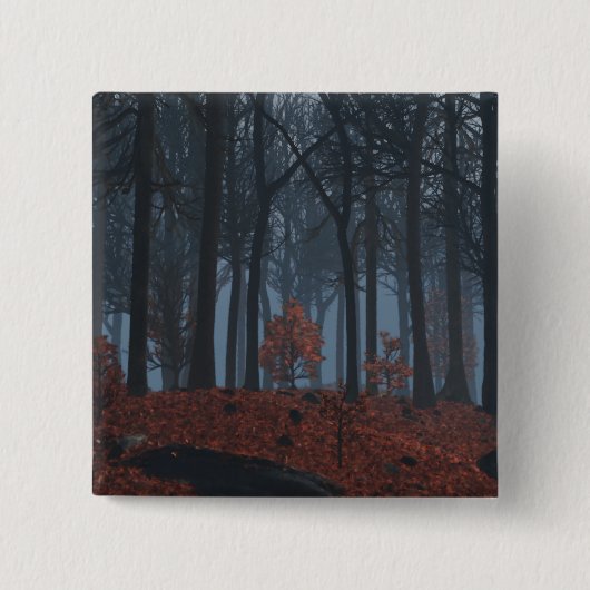 冬の葉ボタン 缶バッジ (正面)