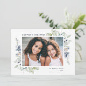 冬の葉霜の降りたのホリデーカード シーズンカード (スタンド正面)