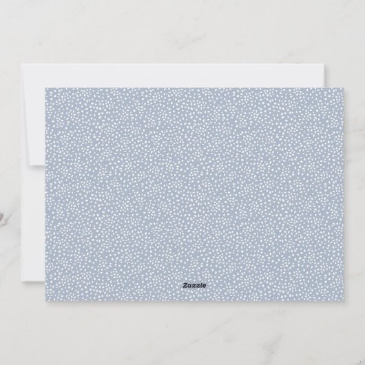 冬の葉霜の降りたのホリデーカード シーズンカード (裏面)