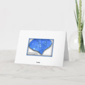 冬の葉 カード (裏面)