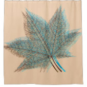 冬の葉#3 シャワーカーテン (正面)