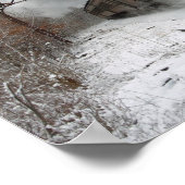 冬の蒸気 ポスター (角)