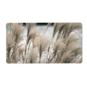 冬の藁 ラベル (正面)