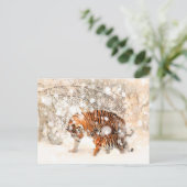 冬の虎 ポストカード (スタンド正面)