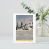 冬の街の景色 ポストカード (スタンド正面)