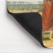 冬の衣服のPomeioocの年長者 マウスパッド (コーナー)