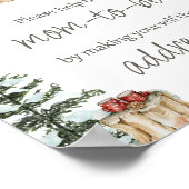 冬の衣肌寒い外包駅 ポスター (角)