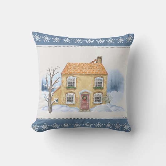 冬の装飾用クッション クッション (正面)