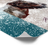 冬の西ヒルズランチ（ケリアの馬） ポスター (角)