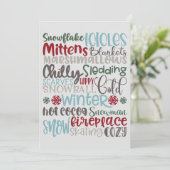 冬の言葉サブウェイアート シーズンカード (スタンド正面)