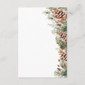 冬の詳細カード エンクロージャーカード (裏面)