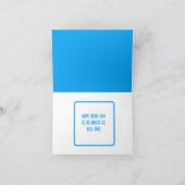 冬の誕生日おめでとう カード (内部)