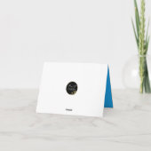 冬の誕生日おめでとう カード (裏面)