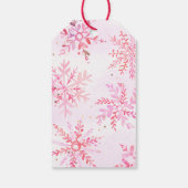 冬の誕生日サンキューラベル ギフトタグ (裏面)