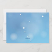 冬の誕生日パーティーの招待 招待状 (裏面)