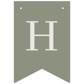 冬の誕生日パーティー バンティングフラッグ (第2の旗)