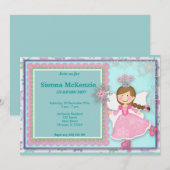 冬の誕生日 招待状 (正面/裏面)