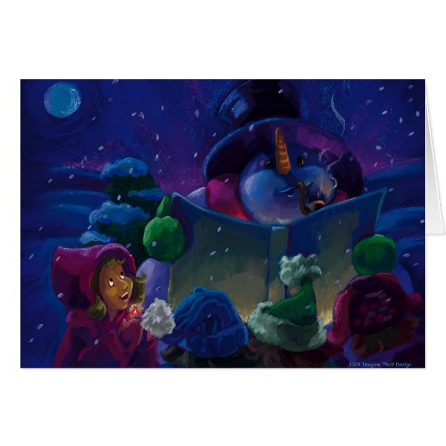 冬の読書 (正面横)