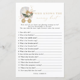 冬の誰がママの赤最高のちゃんシャワーのゲームを知っている