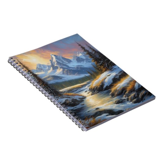 冬の谷 ノートブック (右側)