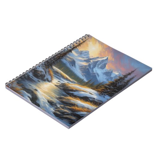 冬の谷 ノートブック (左側)