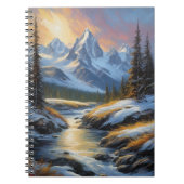 冬の谷 ノートブック (正面)