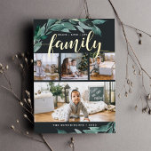 冬の豊かさ |フォトコラージュ金ゴールド 箔シーズンカード