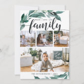 冬の豊かさ |写真コラージュカード シーズンカード (正面)