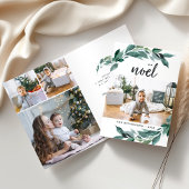 冬の豊富の|折られた休日の写真カード シーズンカード