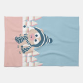 冬の豚 キッチンタオル (横)