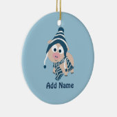 冬の豚 セラミックオーナメント (右)