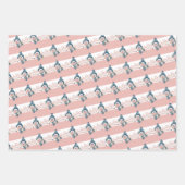 冬の豚 ラッピングペーパーシート (正面3)