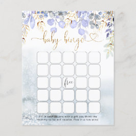 冬の象の赤ちゃんシャワービンゴゲーム